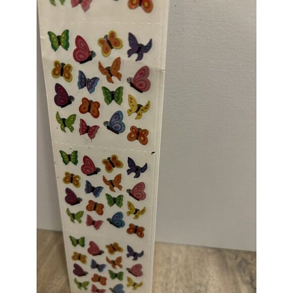 Vintage Sandylion Stickers Classpak Lot of 3 Packages Butterfly Foil New Sealed - Picture 4 of 6